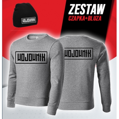 Zestaw WOJOWNIK BLUZA + CZAPKA ZIMOWA